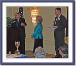 Citation of Merit Award Winners Bill and Janie Strauss & Federation President John Jennison