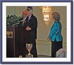 Fairfax County BOS Chair Gerry Connolly & Citation of Merit Award Winners Bill and Janie Strauss