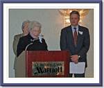 Secretary of the Commonwealth Kate Hanley, Citizen of the Year:Marlene Blum, & Federation President John Jennison